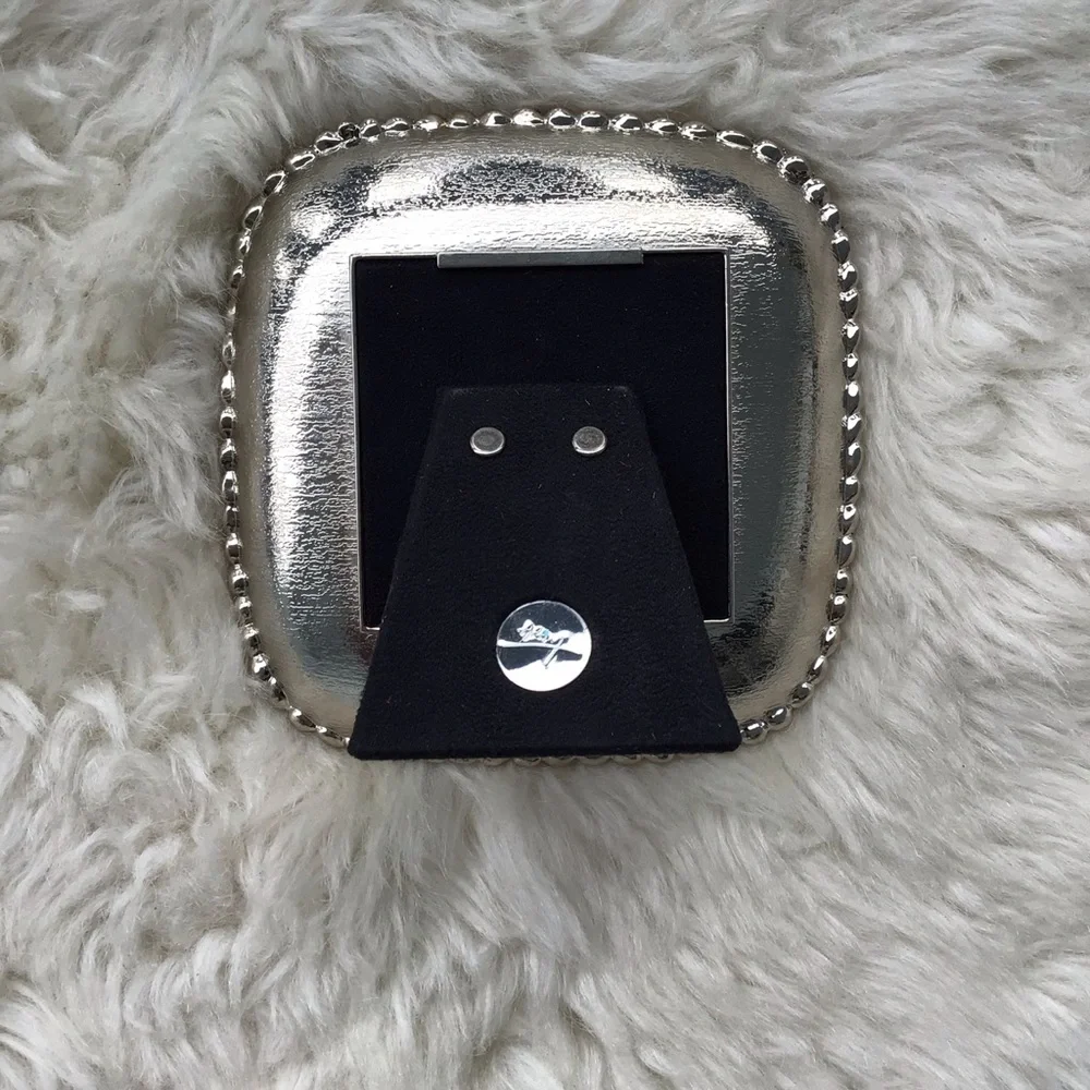 Michael Aram Molten Frost Mini Clock - New Old Stock